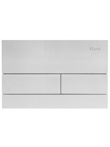 Set Cadru Îngropat Rea Slim 024N WC Buton Tip T Oțel Periat [2]