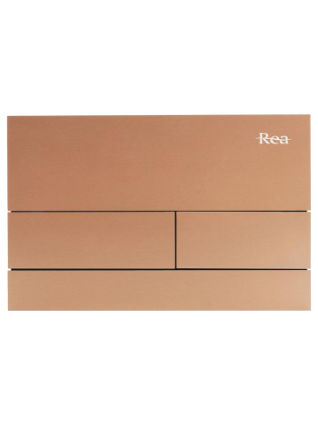 Set cadru ingropat Rea Slim 024N pentru WC buton T cupru periat [2]
