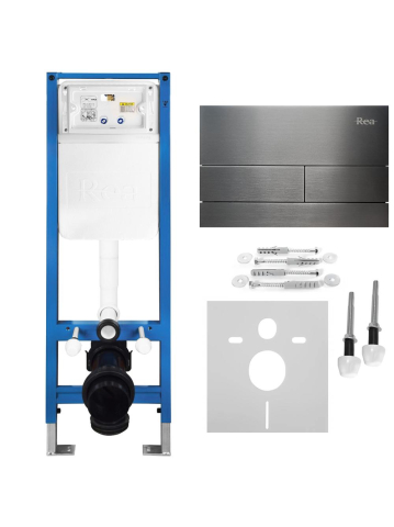 Rezervoare wc - Set Cadru Ingropat Slim 024N WC Buton T Titan Periat Rea