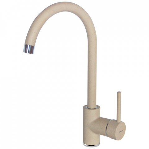 Set chiuveta bucatarie si baterie Deante Zorba finisaj bej 2 cuve 76x44cm [3]