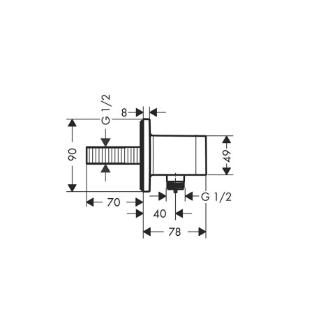 Set de cada-dus Hansgrohe, Crometta Vario / Porter, furtun 160 cm [2]