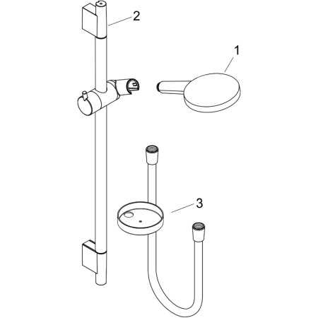 Set de dus cu bara 65 cm Hansgrohe, Raindance Select S, crom [4]
