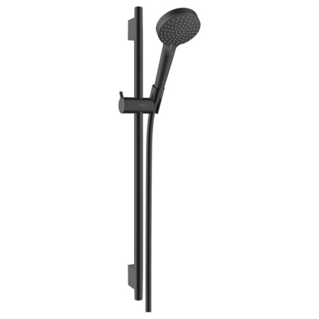 Coloane de dus - Set de dus cu bara 65 cm Hansgrohe, Vernis Blend Vario, cu furtun, negru mat