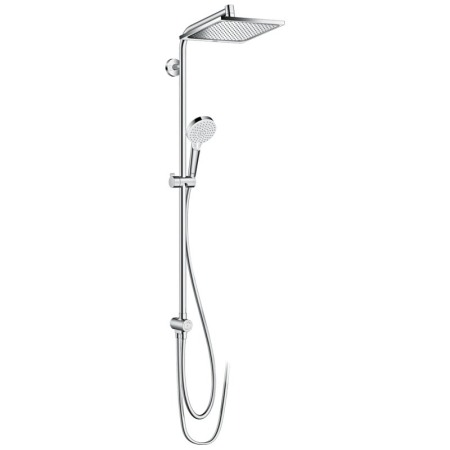 Coloane de dus - Set de dus Hansgrohe, Crometta E 240 Reno, cu palarie si para de dus, crom