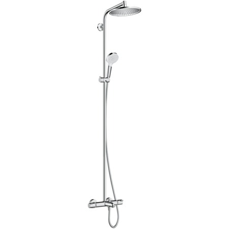 Coloane de dus - Set de dus Hansgrohe, Crometta S, cu baterie de cada termostatata, crom