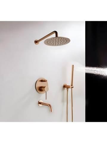 Set de duș incastrat Rea Lungo cupru + BOX [1]