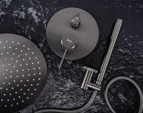 Set de dus incastrat Rea Lungo Grip Gun Gri + BOX [1]