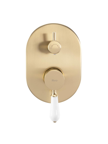 Set de dus incastrat Rea Serra auriu periat + BOX [3]