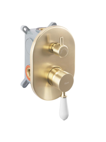 Set de dus incastrat Rea Serra auriu periat + BOX [1]