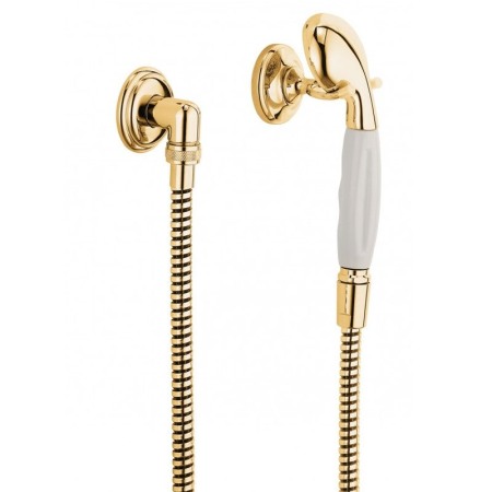 Seturi de dus - Set de dus, Kludi, Adlon, 1926, cu para de dus si furtun, placat cu aur 23 kt