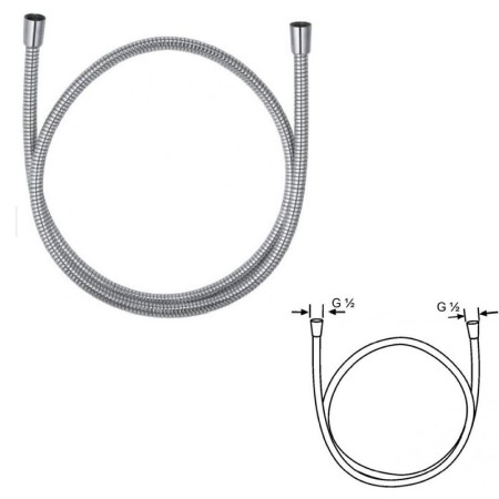 Set de dus, Kludi, Bozz, 7 in 1, crom [7]