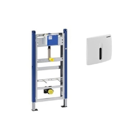 Rezervoare wc - Set de instalare Geberit Prepack pentru pisoar cu senzor si clapeta alba
