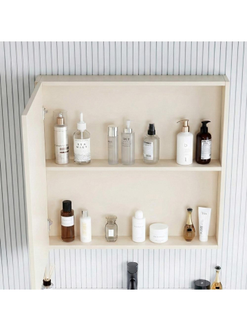 Set de mobilier de baie cu blat Marti 60cm Bej [5]