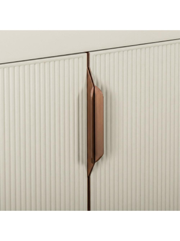 Set de mobilier de baie cu lavoar Astor 60 cm Bej [3]