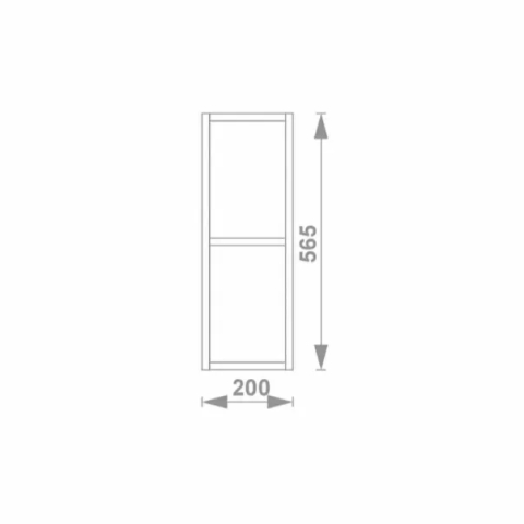 Set dulap baza suspendat Gala Shona alb 2 sertare dulap mediu si blat 80 cm [4]