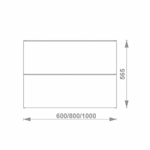 Set dulap baza suspendat Gala Shona gri 2 sertare blat 100 cm si dulap mediu [3]