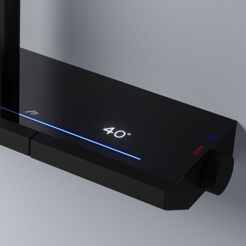 Set dus cu termostat REA Pedro negru [8]