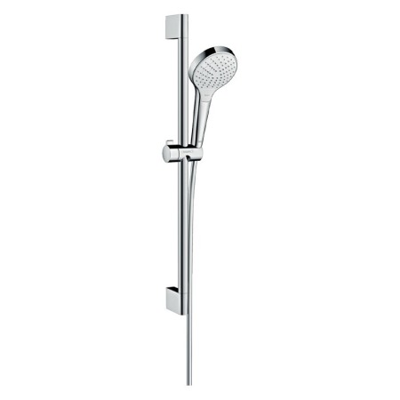 Seturi de dus - Set dus Hansgrohe, Croma Select S Vario Unica, cu bara dus 65 cm, 3 functii, crom