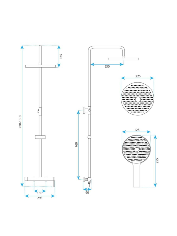 Set dus Rea Foss Clif auriu periat [4]