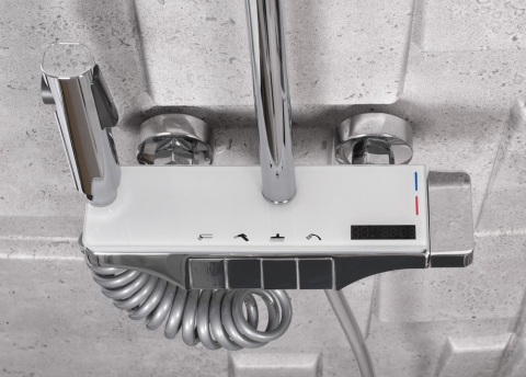 Set dus REA Savio Led crom [7]