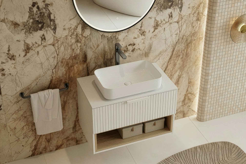 Set lavoar Cori 2.0 58x38 + Baterie Clever 2.0 Crom + Dop Clic-Clac [1]
