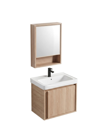 Set mobilier de baie cu lavoar Gama T25023 BXM 50CM maro [1]