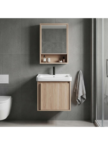 Mobilier Baie - Set mobilier de baie cu lavoar Gama T25023 BXM 50CM maro