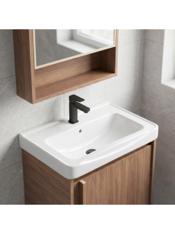 Set mobilier de baie cu lavoar Gama T25023 HHL 50CM maro [6]