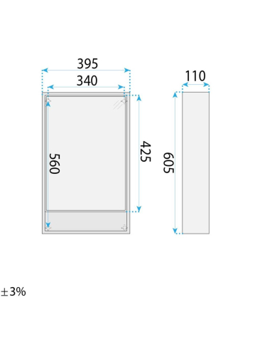 Set mobilier de baie cu lavoar Gama T25023 HHL 50CM maro [8]