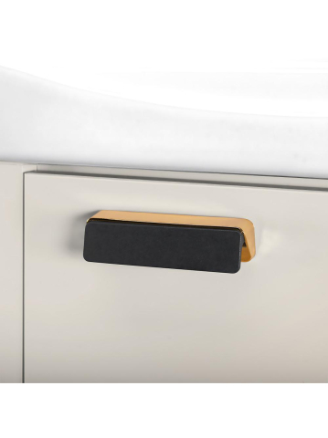 Set mobilier de baie cu lavoar Molly 40cm Bej [2]