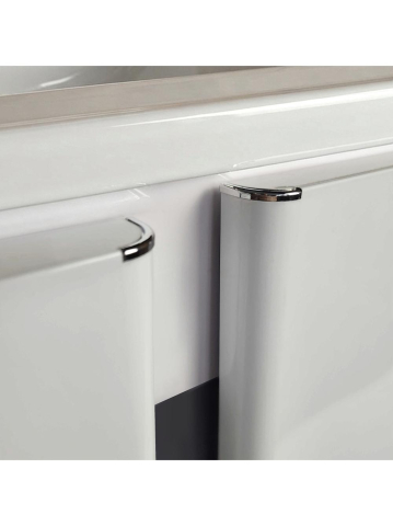 Set mobilier de baie cu lavoar Tula 60cm alb [3]