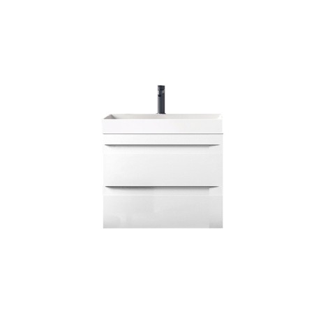 Seturi de mobilier si lavoar - Set mobilier suspendat si lavoar, KolpaSan, Naomi, 50 cm, alb