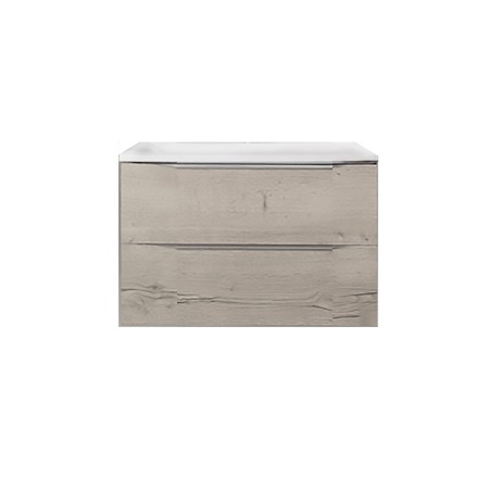 Mobilier Baie - Set mobilier suspendat si lavoar Kolpasan, Tara, 71 cm, craft wood
