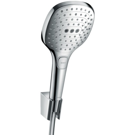 Seturi de dus - Set para si suport dus Hansgrohe, Raindance Select E, furtun de 160 cm, crom