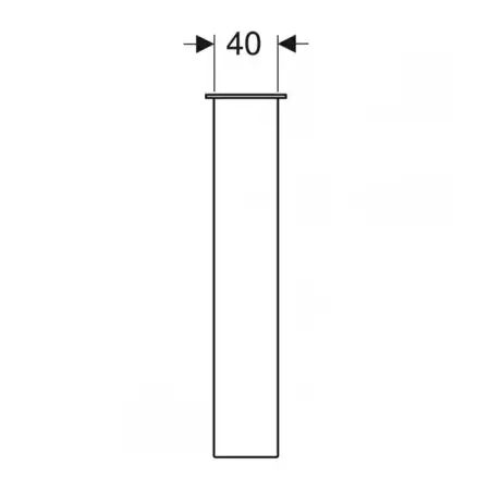 Set picioare pentru mobilier Geberit Modo reglabile 23-24.5 cm crom [2]