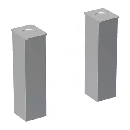 Mobilier Baie - Set picioare pentru mobilier Geberit Modo reglabile 23-24.5 cm crom