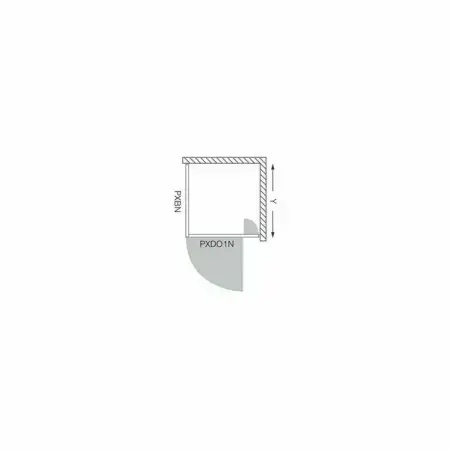 SET PROMO Usa de dus Roth Proxima pivotanta 90 cm + Panou de dus Roth Proxima 90 cm [1]