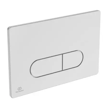 Set rezervor WC Ideal Standard ProSys si clapeta crom plus vas WC Tesi Aquablade cu capac soft close [3]
