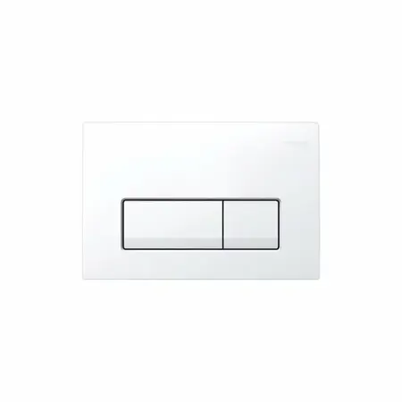 Set rezervor wc incastrat cu set fixare si clapeta alba dreptunghiulara Geberit Duofix Delta [1]