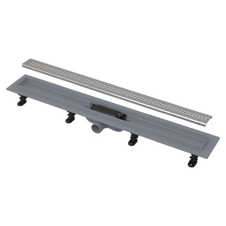 Cabine dus - Set rigola de dus, AlcaPlast, Simple, cu capac, 55 cm