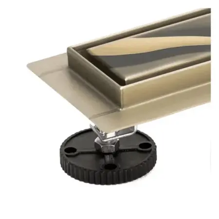 Set rigola pentru dus plus capac 100 cm Rea Neo Pure Mirror Pro auriu [4]