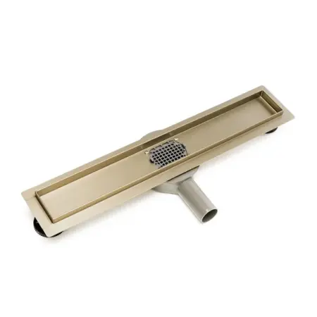 Set rigola pentru dus plus capac 100 cm Rea Neo Pure Mirror Pro auriu [3]
