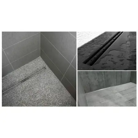 Set rigola pentru dus plus capac 50 cm Rea Neo Slim Pro Inox [10]