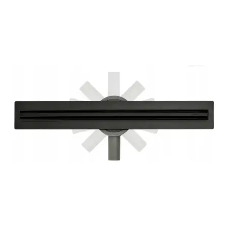 Set rigola pentru dus plus capac 50 cm Rea Neo Slim Pro negru [2]