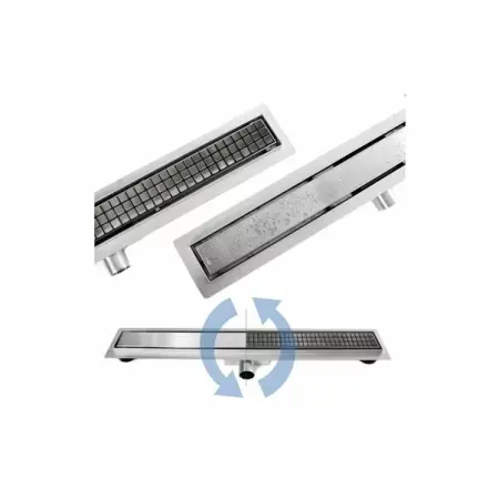 Set rigola pentru dus plus capac 70 cm Rea Pure Neo Inox [3]