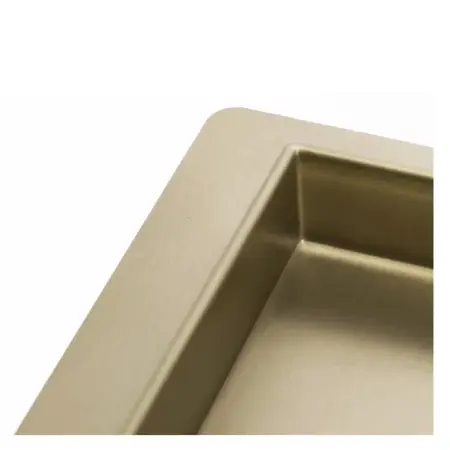 Set rigola pentru dus plus capac 80 cm Rea Neo Pure auriu periat [2]