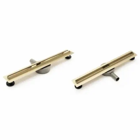 Set rigola pentru dus plus capac 80 cm Rea Neo Slim Mirror Pro auriu [2]