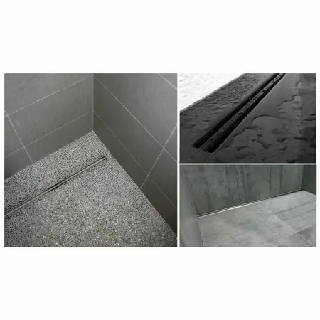 Set rigola pentru dus plus capac 80 cm Rea Neo Slim Pro Inox [5]