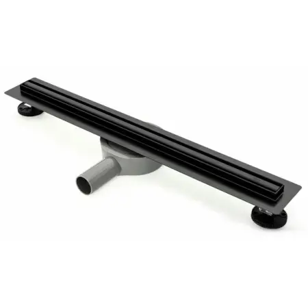 Set rigola pentru dus plus capac 80 cm Rea Neo Slim Pro negru [3]