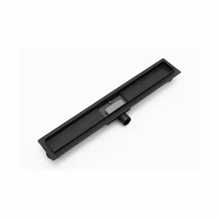 Set rigola pentru dus plus capac 90 cm Rea Greek Negru Mat [4]